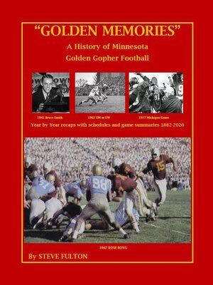cover image of "Golden Memories"--History of Minnesota Gophers Football